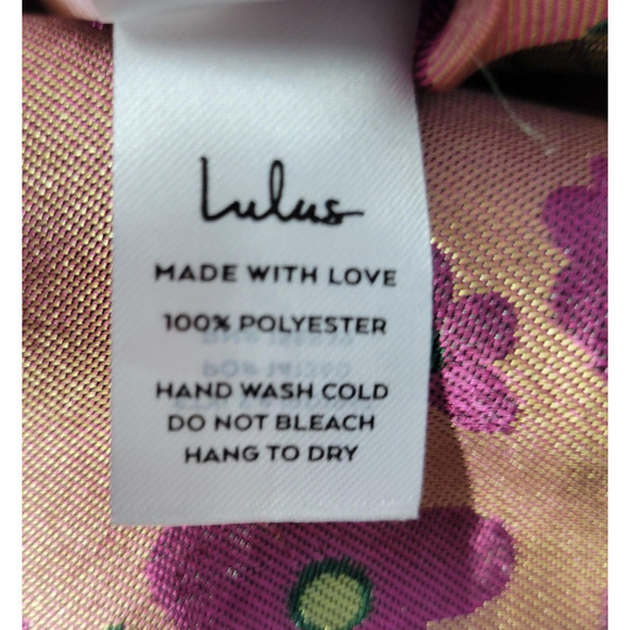 Lulus Dress Womens M Black Embroidered Floral Brocade Strapless Midi Formal New - Picture 3 of 16